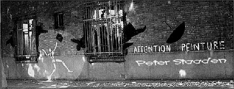 Peinture sur les murs de Paris